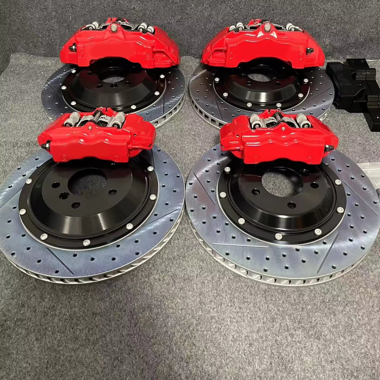 Big Caliper Brake Front 18 Z Brakes 6 Pot Rear 18 Z Caliper 330 mm to 420 mm for 18 Z Brake Calipers